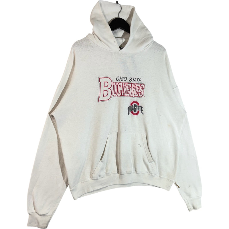 Vintage Ohio State Spellout Hoodie Large