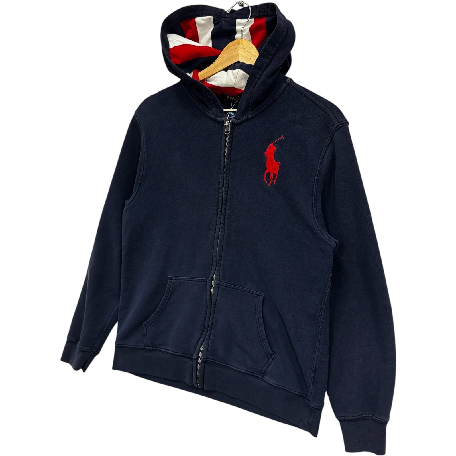 Vintage Polo Ralph Lauren Big Horse Full Zip Hoodie