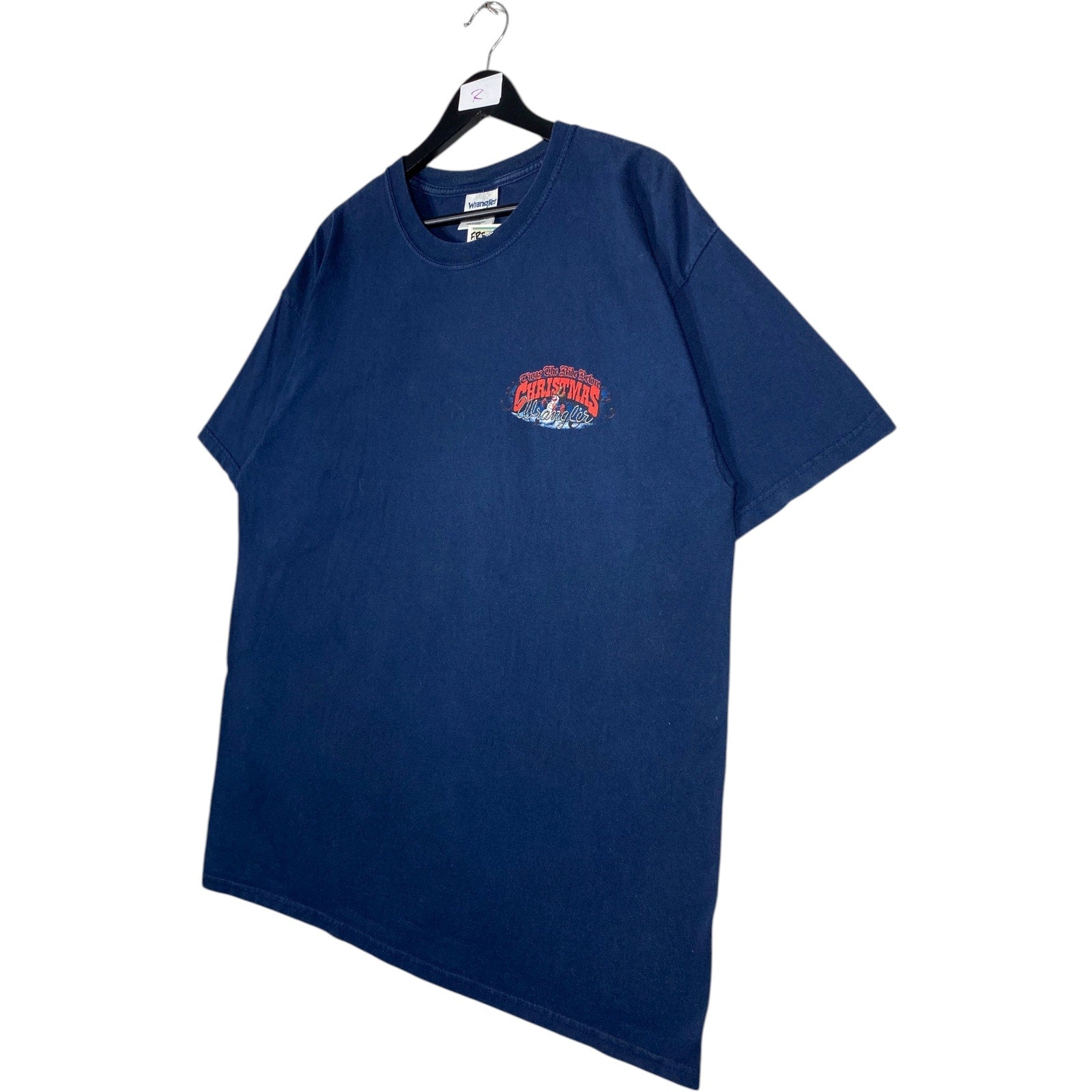 Vintage Wrangler Christmas Graphic Print T-Shirt