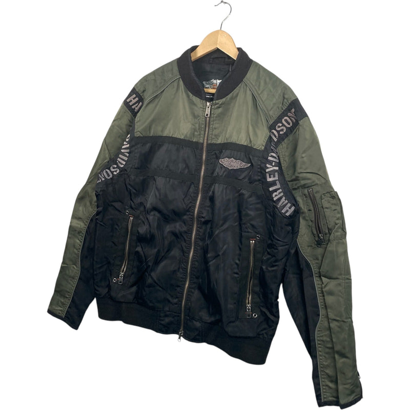 Vintage Harley Davidson Bomber Jacket