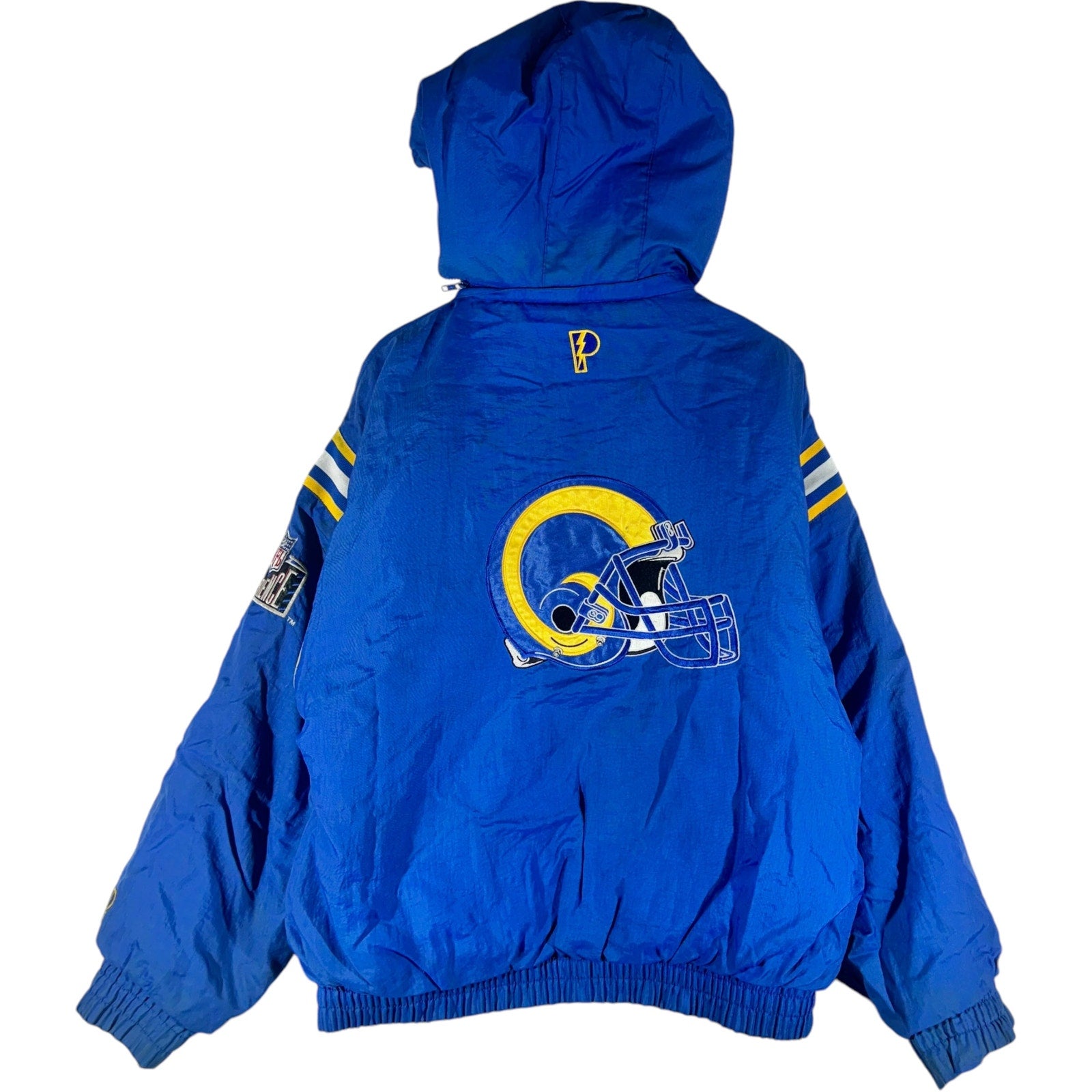 Vintage Pro Player St. Louis Rams Reversible Puffer Jacket