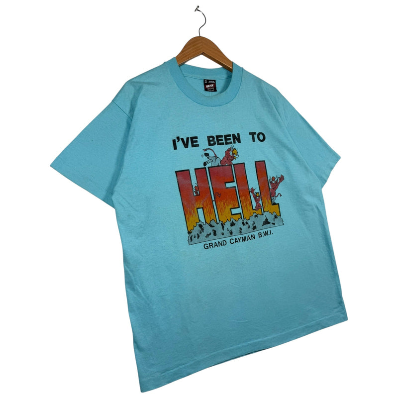 Vintage I've Been To Hell Grand Cayman B.W.I. T-Shirt