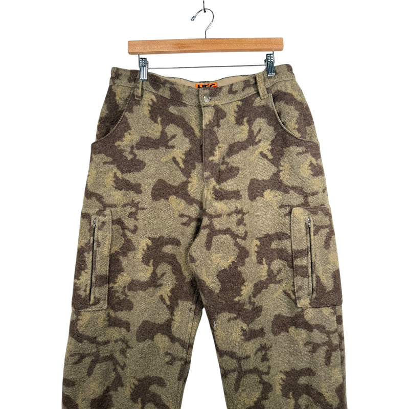 Vintage HFC Camo Wool Blend Cargo Pants