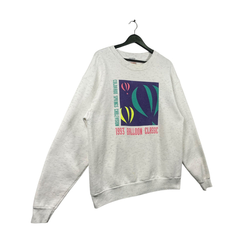 Vintage 1993 Colorado Cablevision Balloon Crewneck