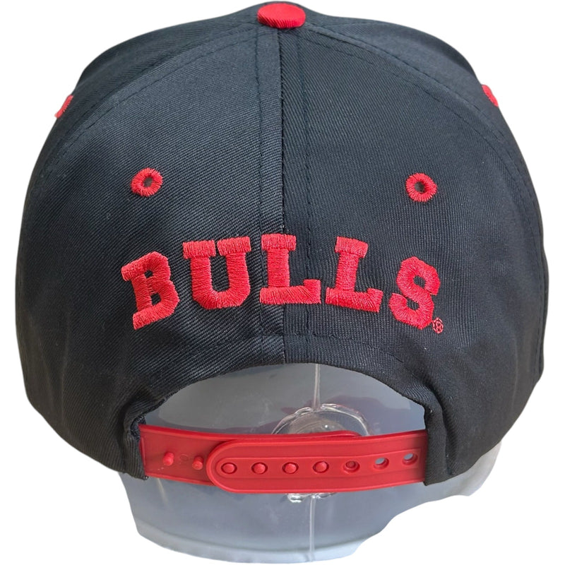 Vintage Chicago Bulls Spellout Embroidered NBA Snapback 90s Hat