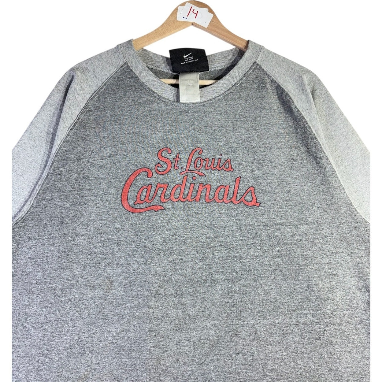 Vintage Nike St. Louis Cardinals MLB Raglan T-Shirt
