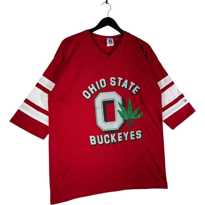 Vintage Ohio State University Buckeyes 3/4 Length Long Sleeve