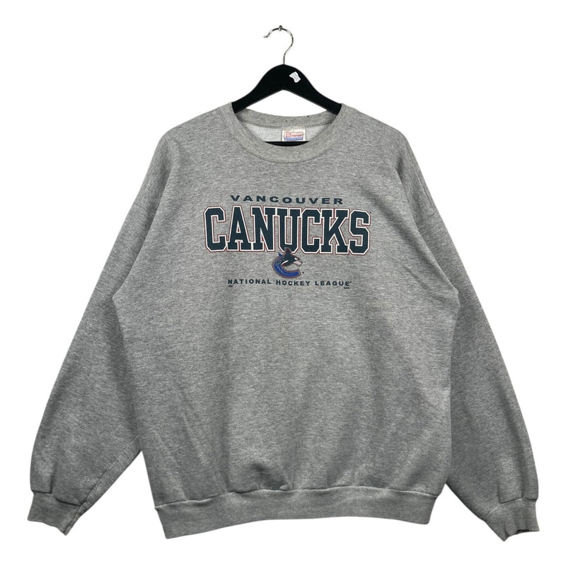 Vintage Vancouver Canucks Print NHL Crewneck Crewneck