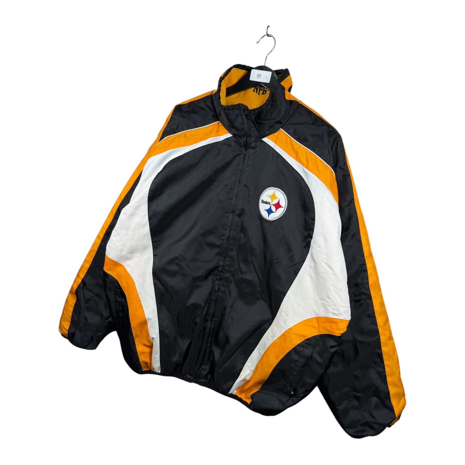 Vintage NFL Pittsburgh Steelers Football Reversible Windbreaker Jacket