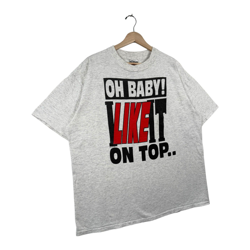 Vintage Oh Baby Like It On Top Graphic T-Shirt