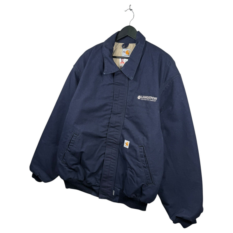 Vintage Carhartt Workwear Fire Resistant Full Zip Jacket
