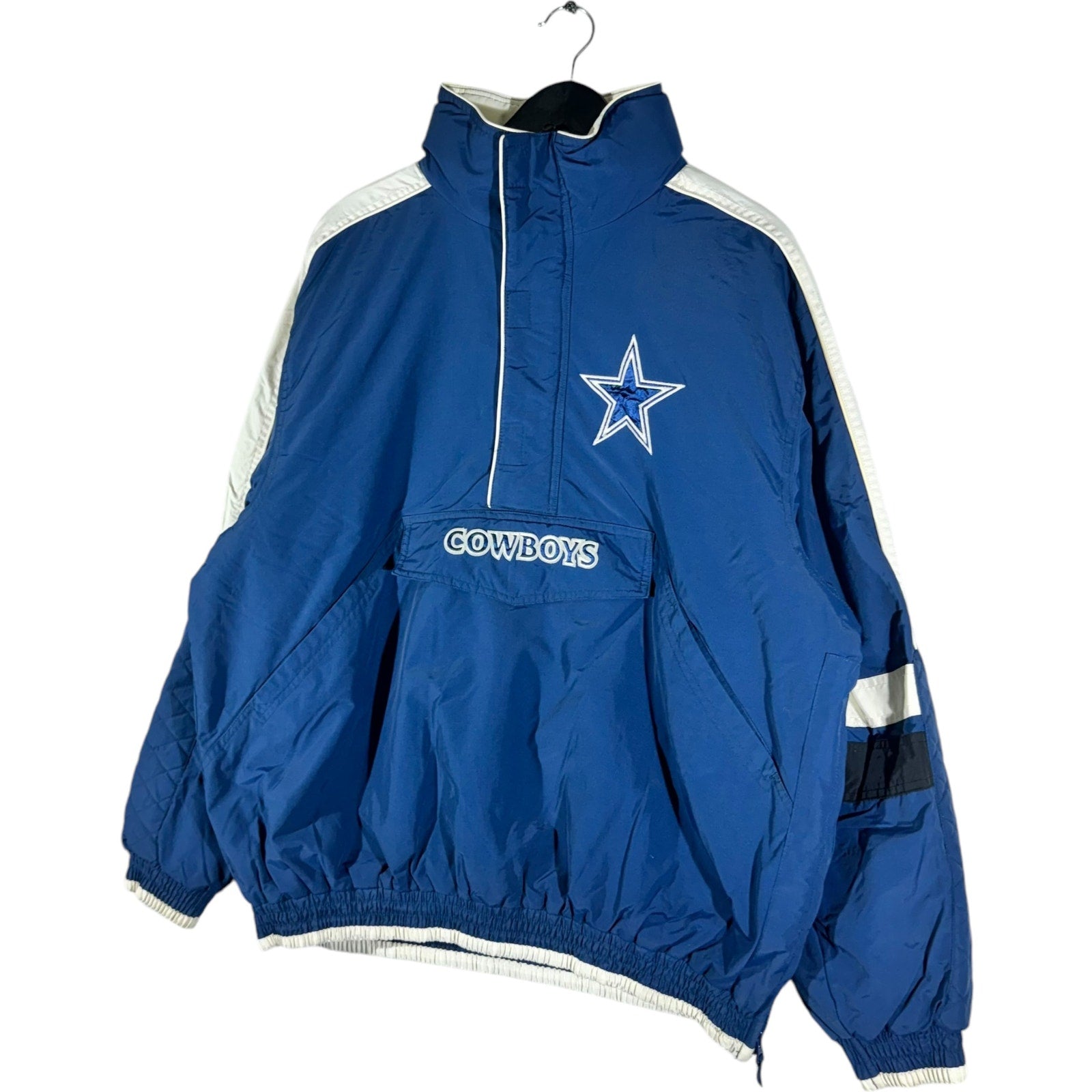 Vintage NFL Dallas Cowboys 1/4 Zip Puffer Jacket