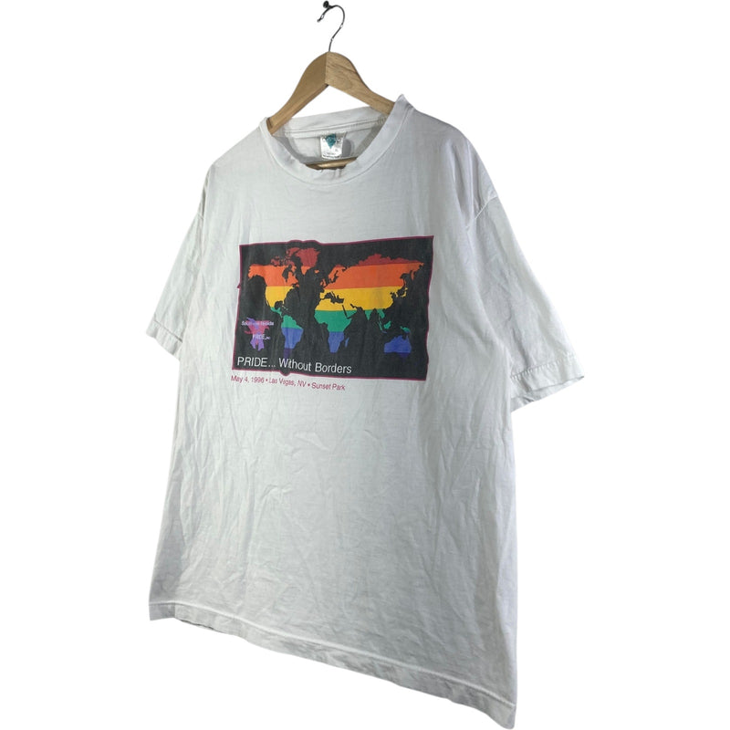 Vintage Pride Without Borders Las Vegas 90s T-Shirt