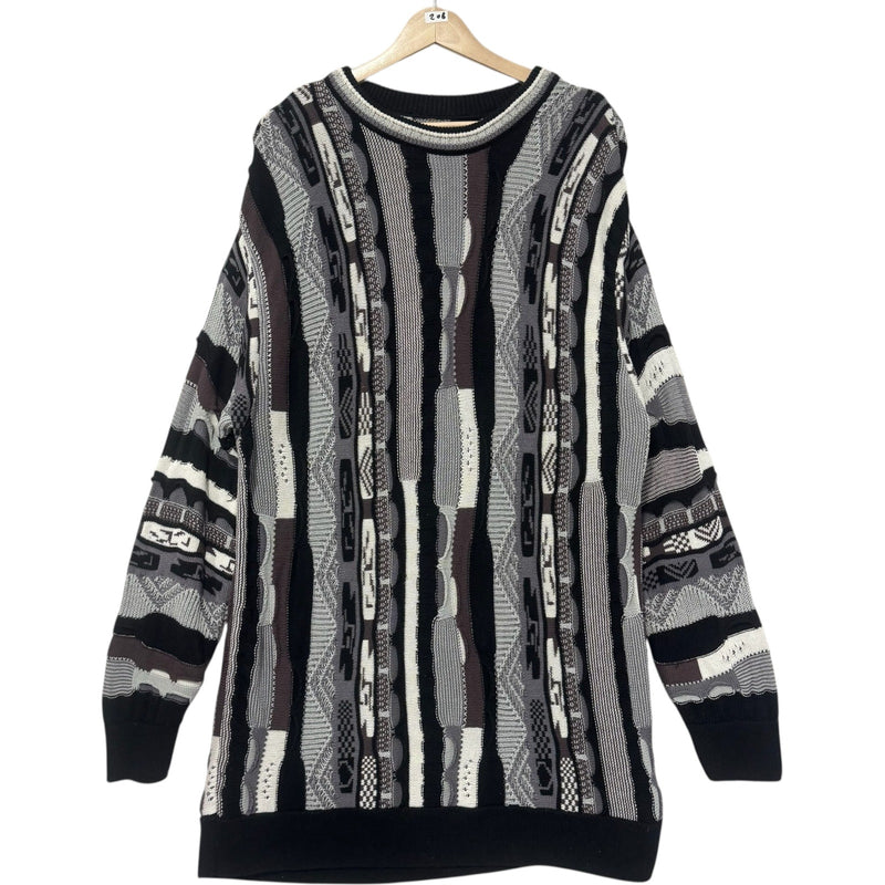 Vintage 3D Knit Coogi Style Sweater