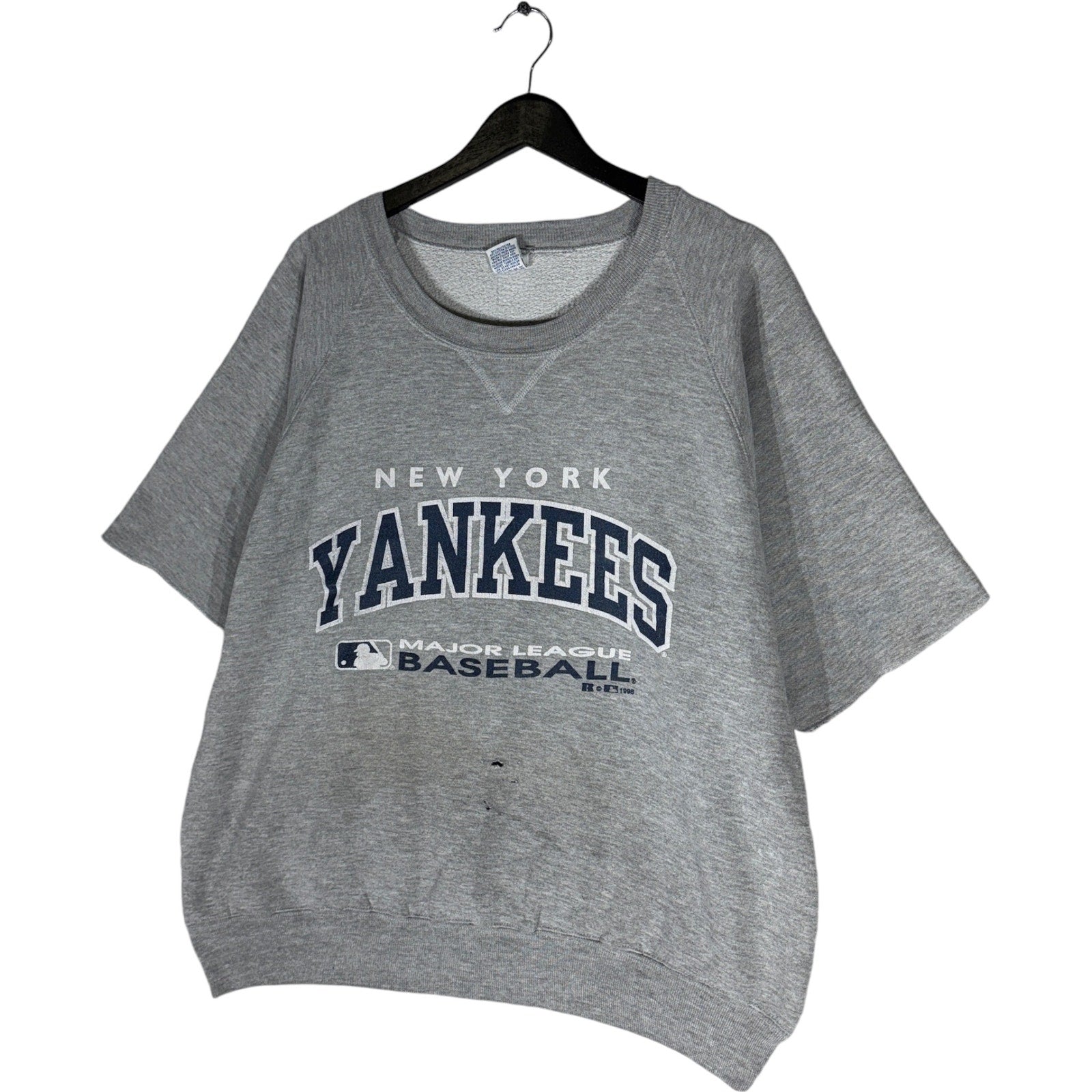 Vintage Russell New York Yankees Cut Off MLB Crewneck 90s