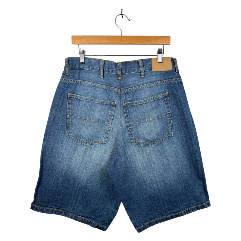 Vintage Straight Leg Bermuda Jean Denim Shorts 35