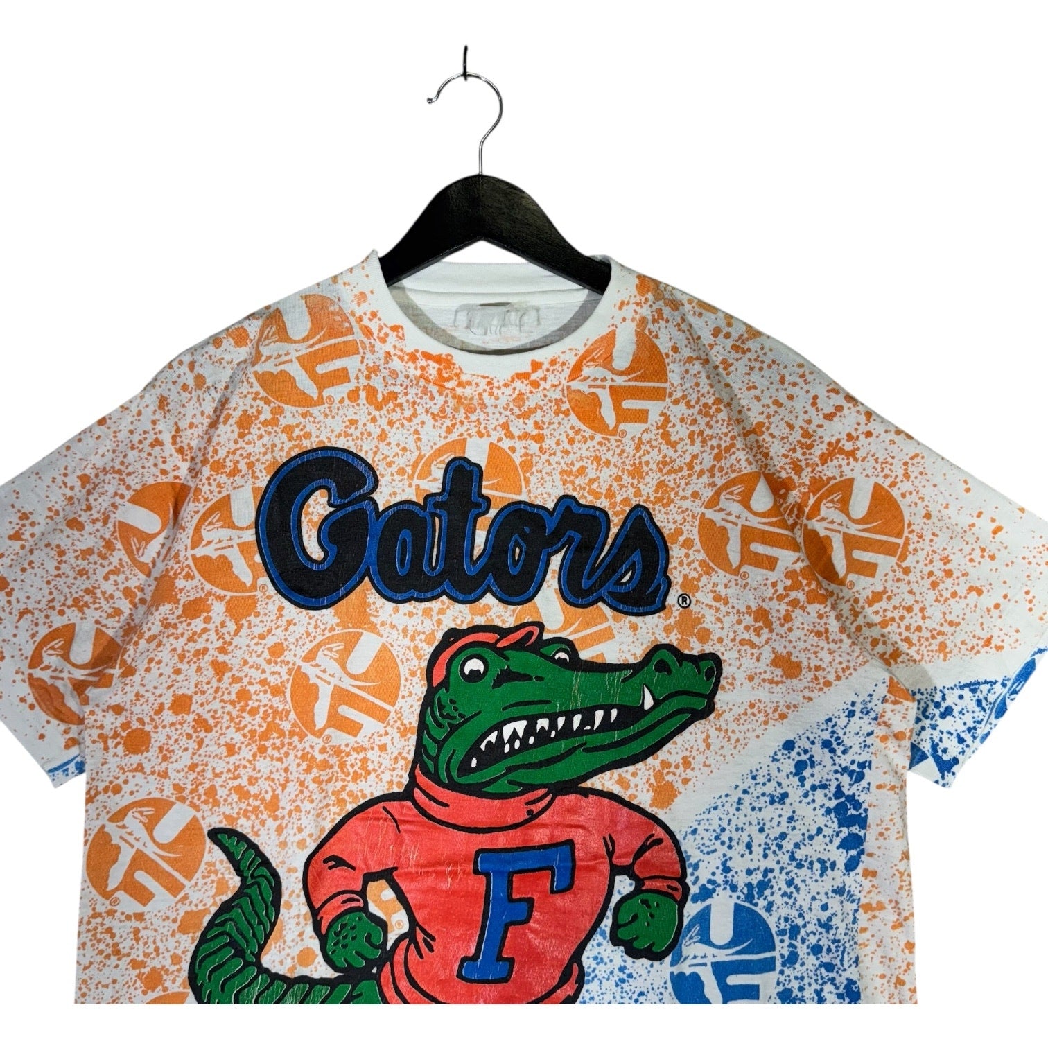 Vintage University Of Florida Gators School Mascot AOP Tee