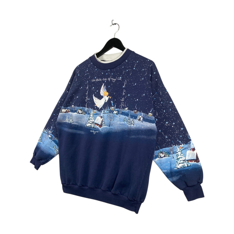 Vintage Snow AOP Pullover Crewneck