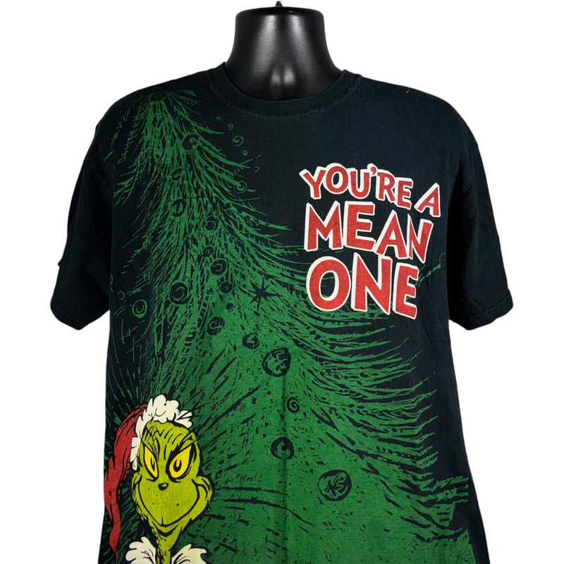 Vintage Dr. Suess Grinch "You're A Mean One" Christmas Tee