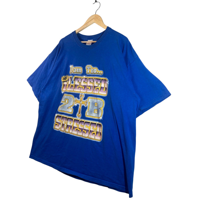 Vintage Blessed 2B Stressed T-Shirt
