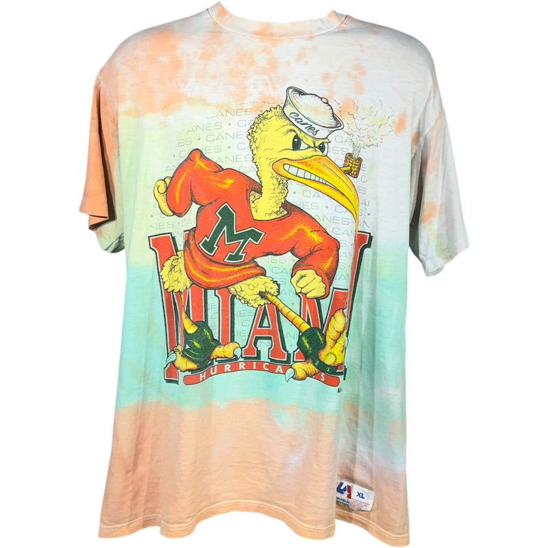 Vintage University of Miami Hurricanes Tie Dye Tee