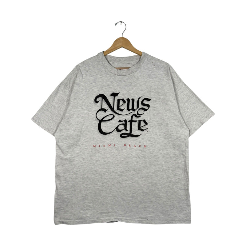 Vintage News Cafe Miami Beach T-Shirt