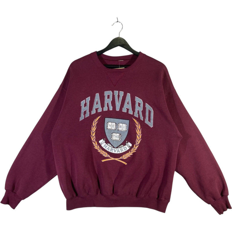 Vintage Harvard University Seal Spellout Crewneck