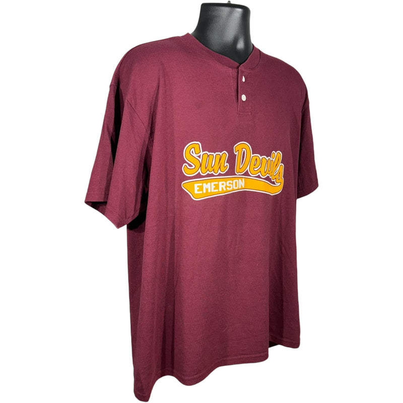 Vintage Emerson Sun Devils Henley Tee