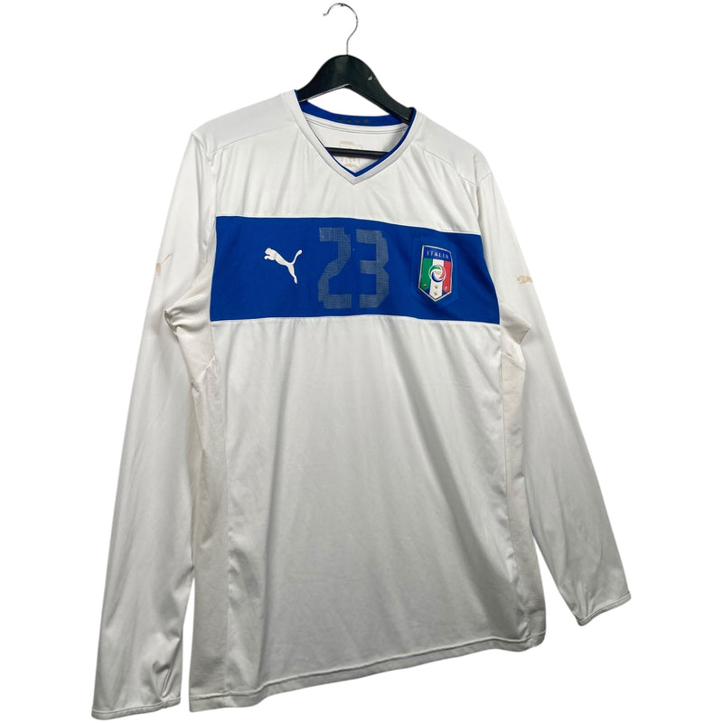 Vintage Italy Puma #23 Long Sleeve Soccer Jersey