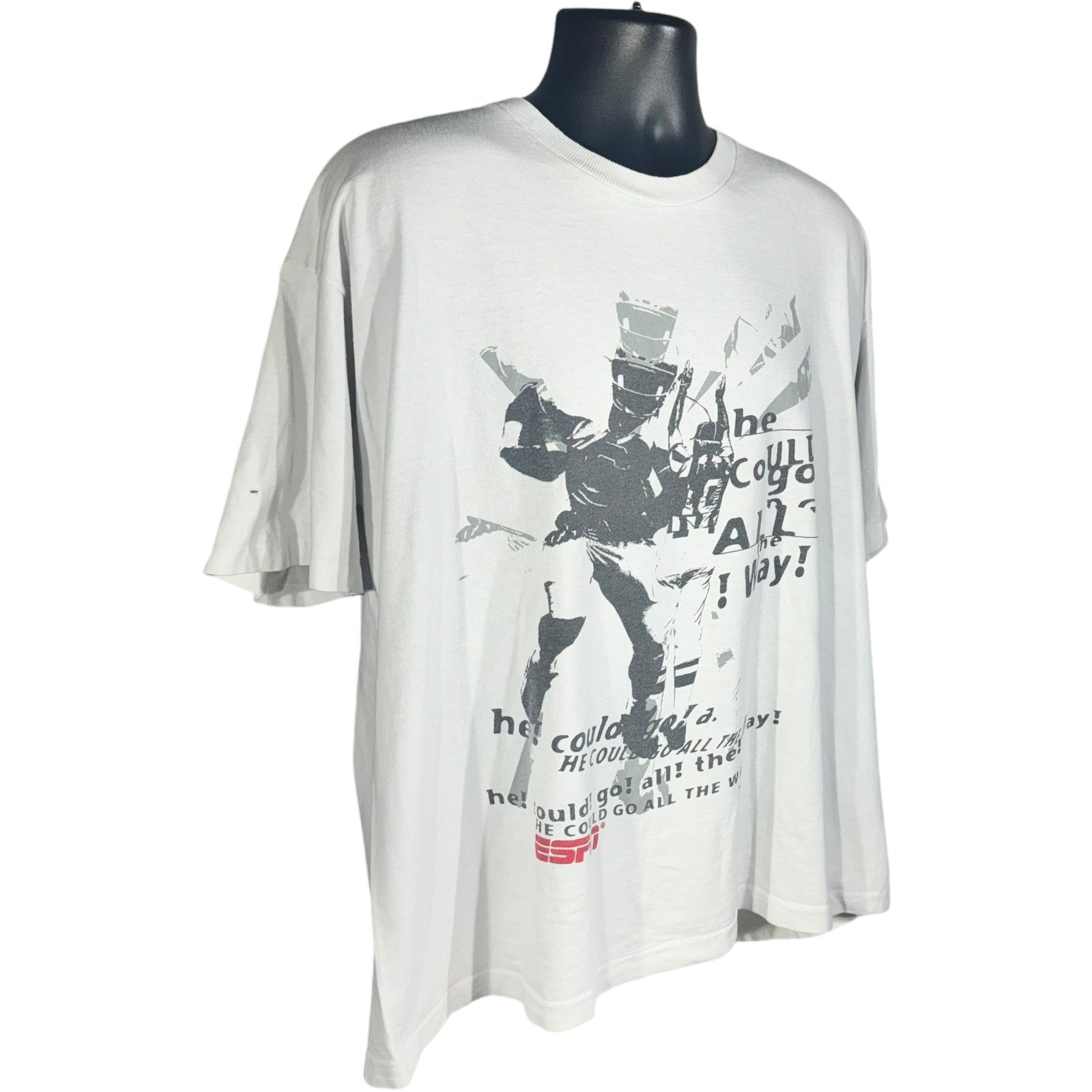 Vintage ESPN "He Could Go All The Way!" Football Tee