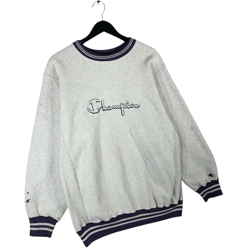 Vintage Champion Reverse Weave Spellout Crewneck