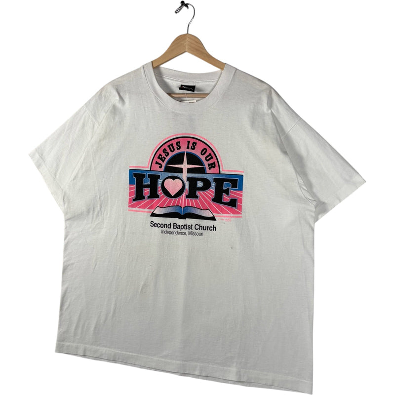 Vintage "Jesus Is Our Hope" Religion Tee