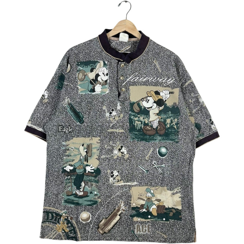 Vintage Mickey Mouse Golf Short Sleeve Polo