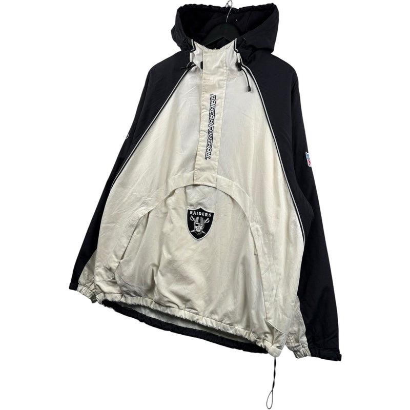 Vintage MLB Reebok Oakland Raiders Football Windbreaker
