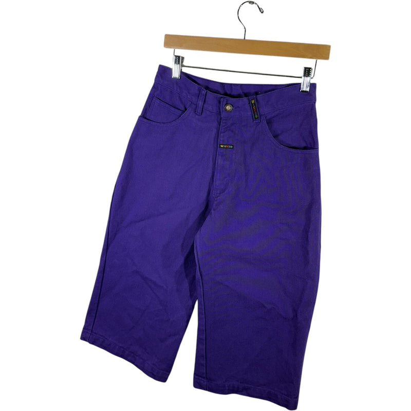 Vintage Wicked Purple Denim Shorts 29