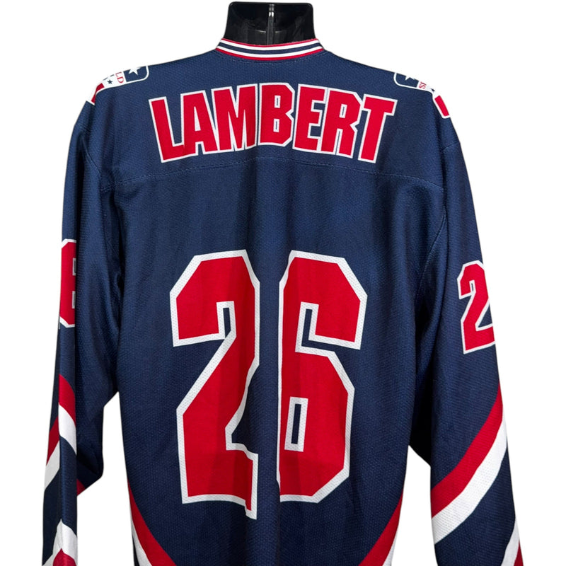 Vintage N.E. Junior Falcons Hockey Lambert #26 Hockey Jersey