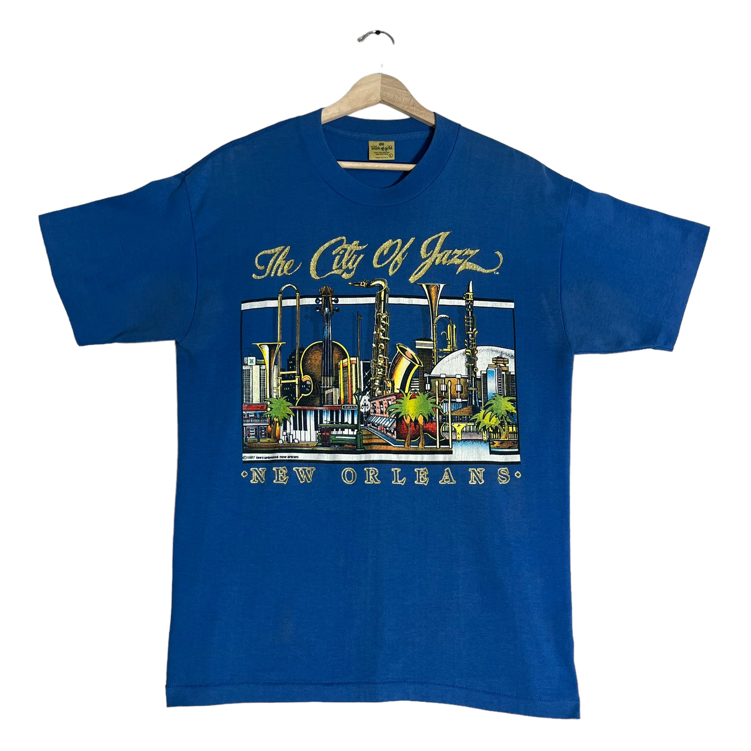 Vintage New Orleans "The City of Jazz" Tee