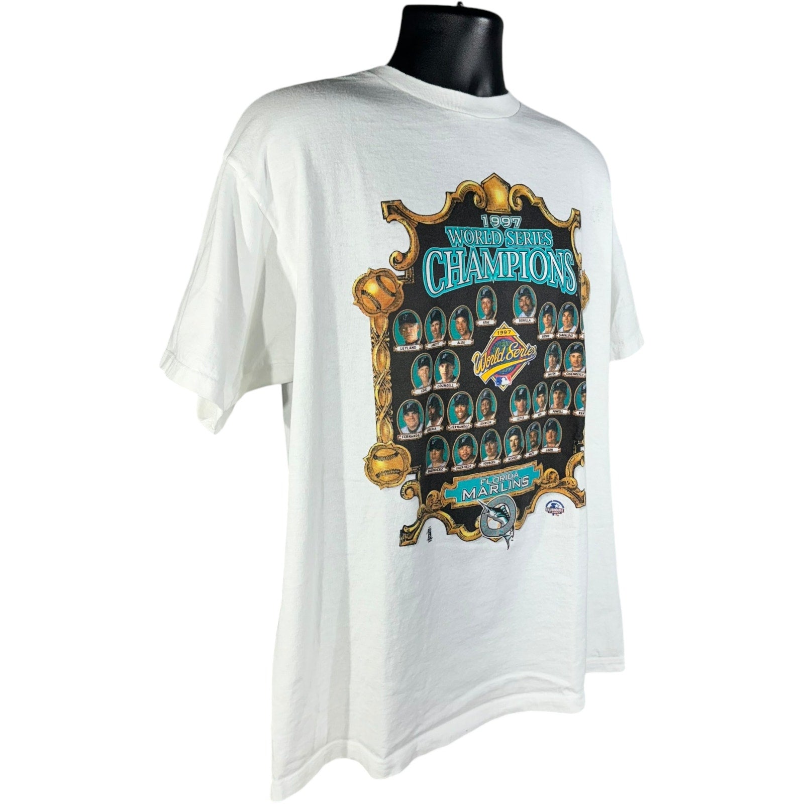 Vintage Starter Florida Marlins World Series Champions Tee