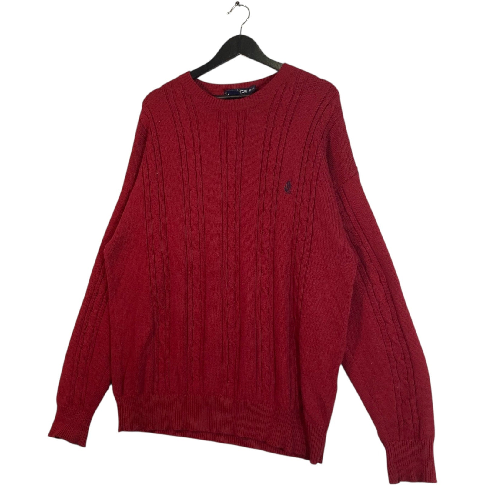 Vintage Nautica Mini Logo Fishermans Sweater
