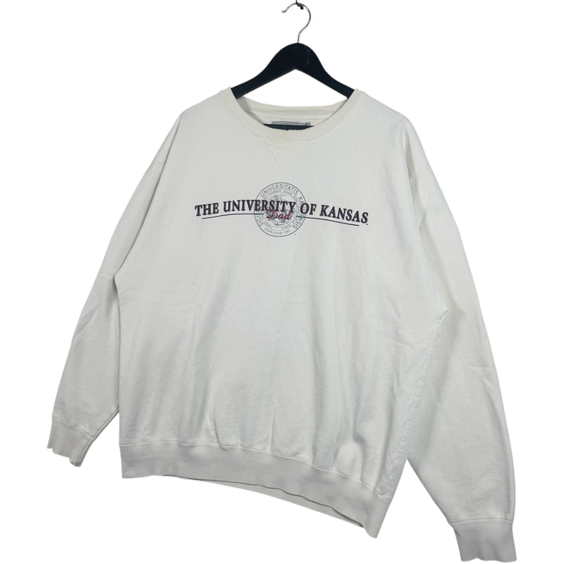 Vintage The University Of Kansas Dad Spellout Crewneck