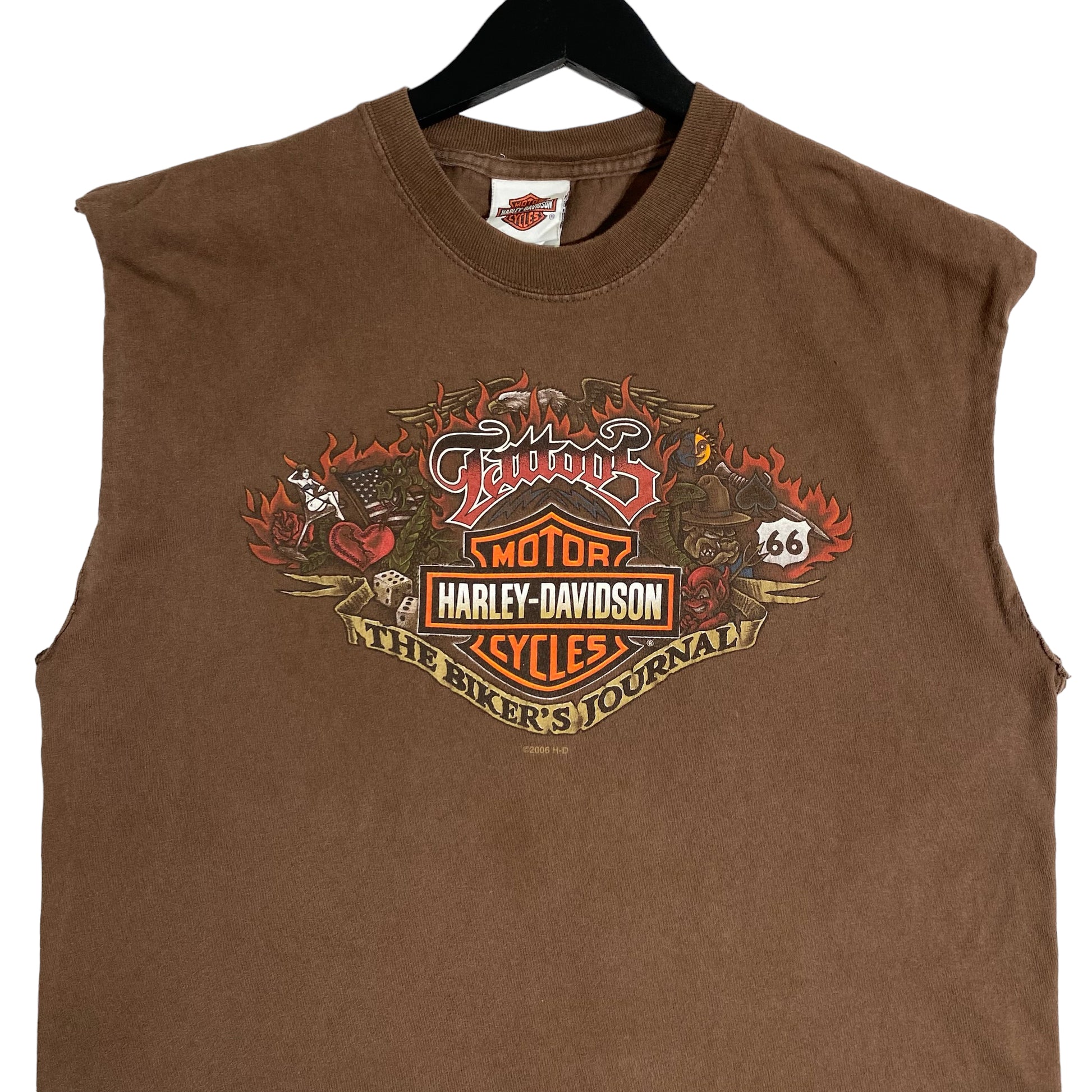 Harley Davidson Tattoos Flames Cutoff 2006 – Vintage Planet