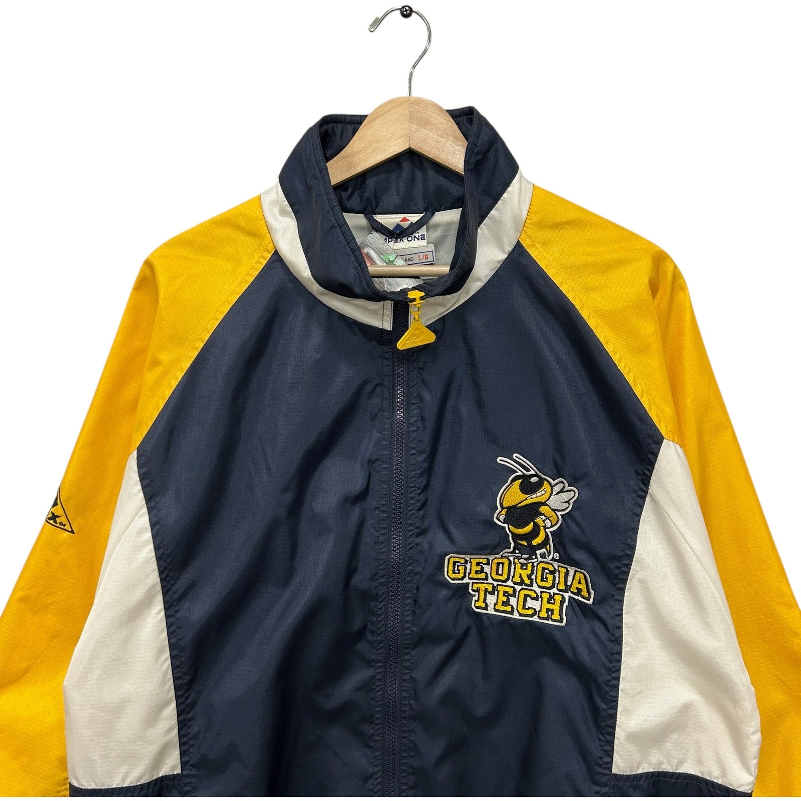 Vintage Georgia Tech University Yellow Jackets Windbreaker