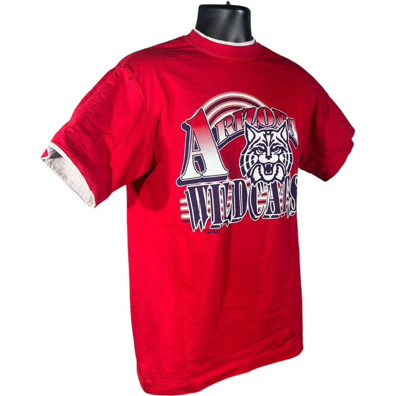 Vintage University Of Arizona Wildcats Spellout Tee 90s