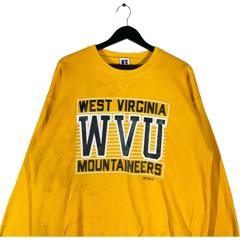 Vintage West Virginia University Mountaineers Russell Crewneck