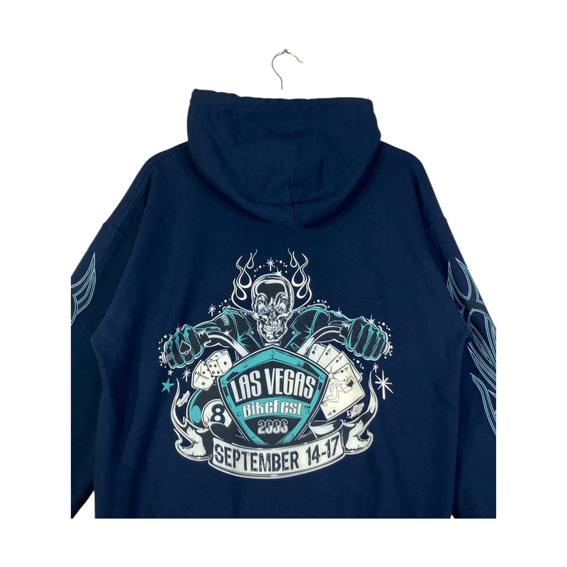 Vintage Las Vegas Bike Fest 2006 Pullover Hoodie