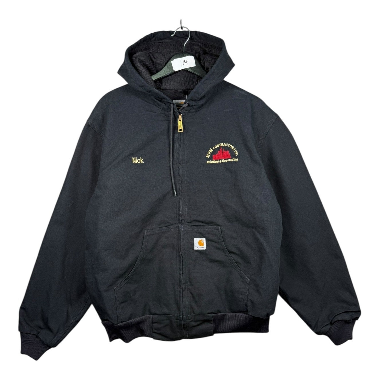 Vintage Carhartt MPM Contractor Full Zip Hoodie