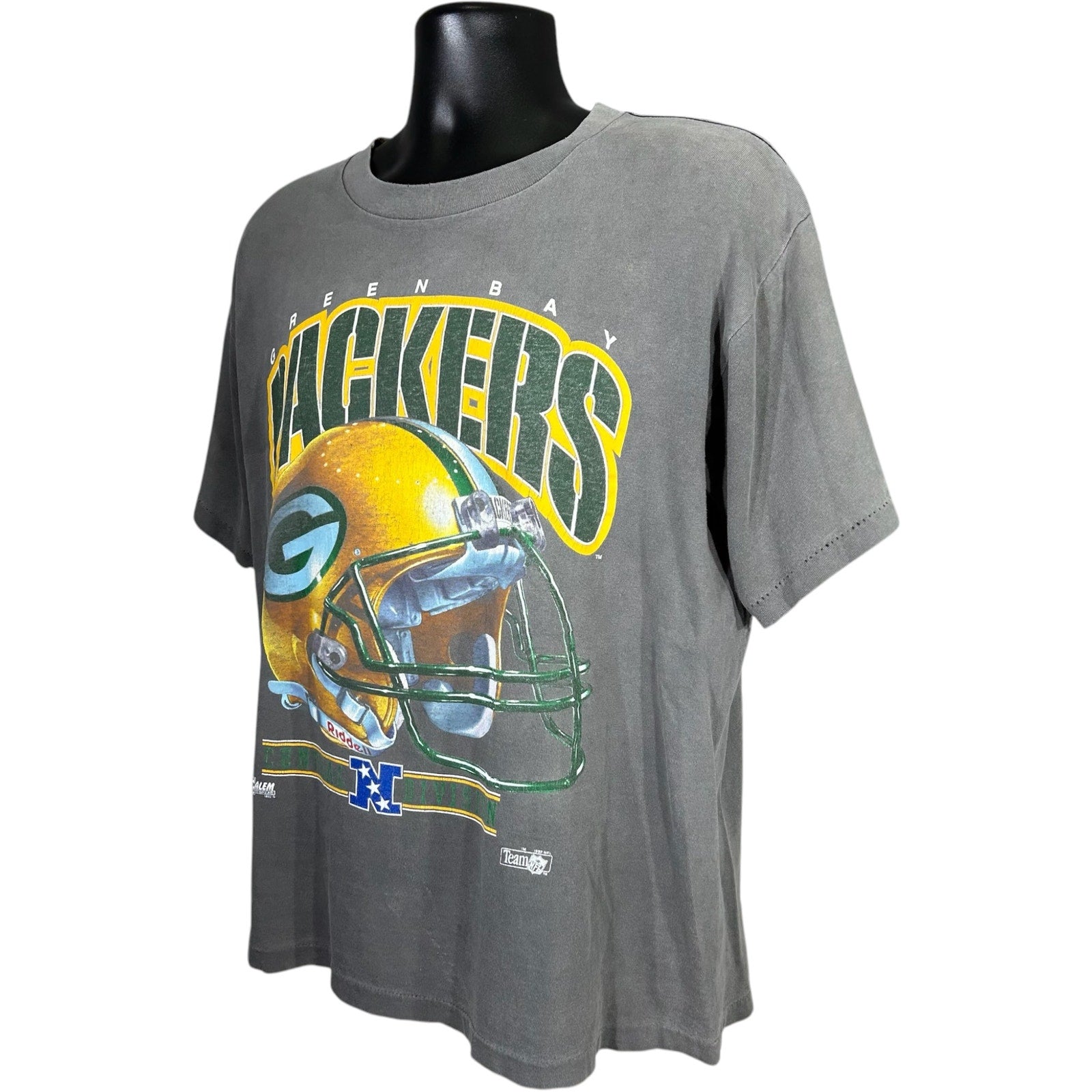 Vintage Salem Sportswear Green Bay Packers Big Helmet Tee