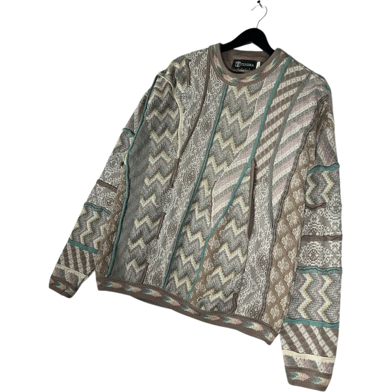 Vintage Tundra 3D Knit Sweater