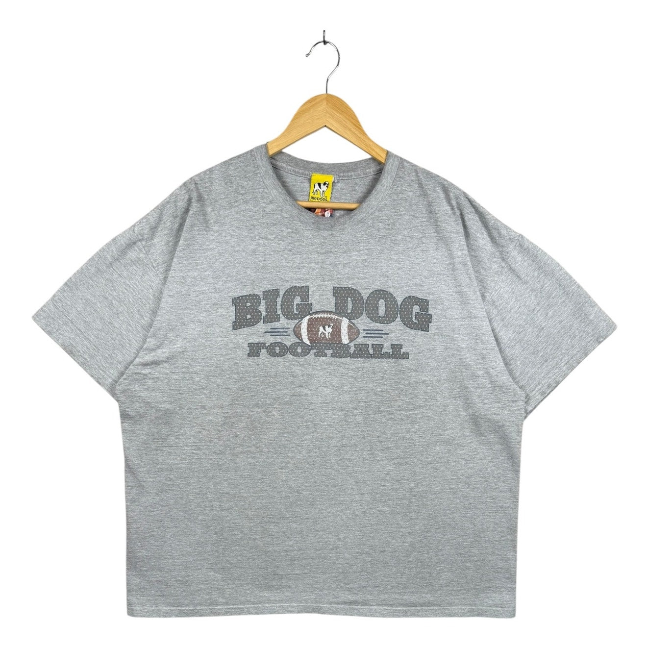 Vintage Big Dog Football Graphic T-Shirt