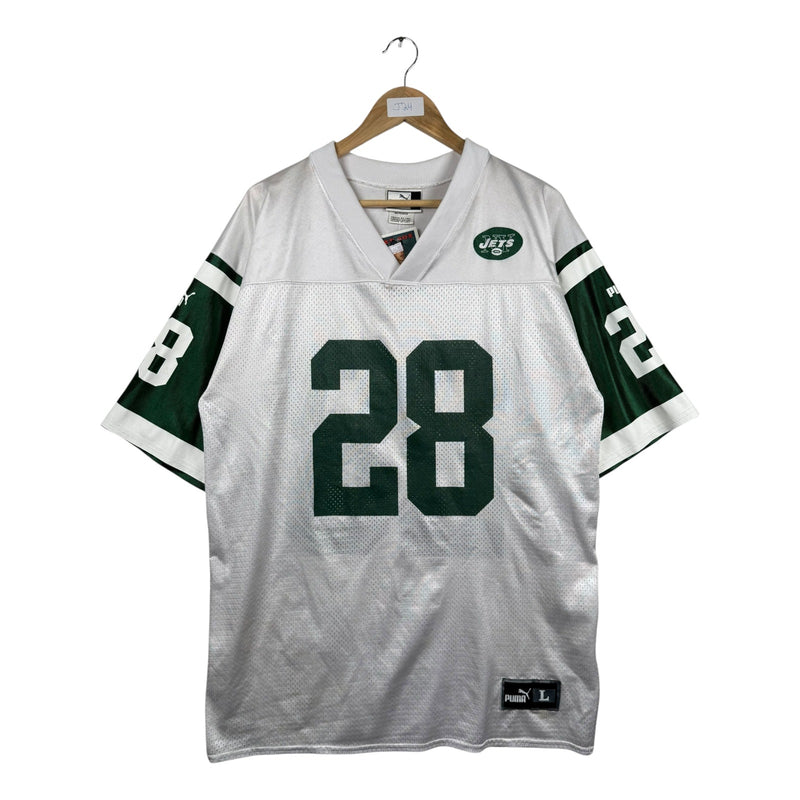 Vintage Puma NFL Jets NY Martin #28 Football Jersey